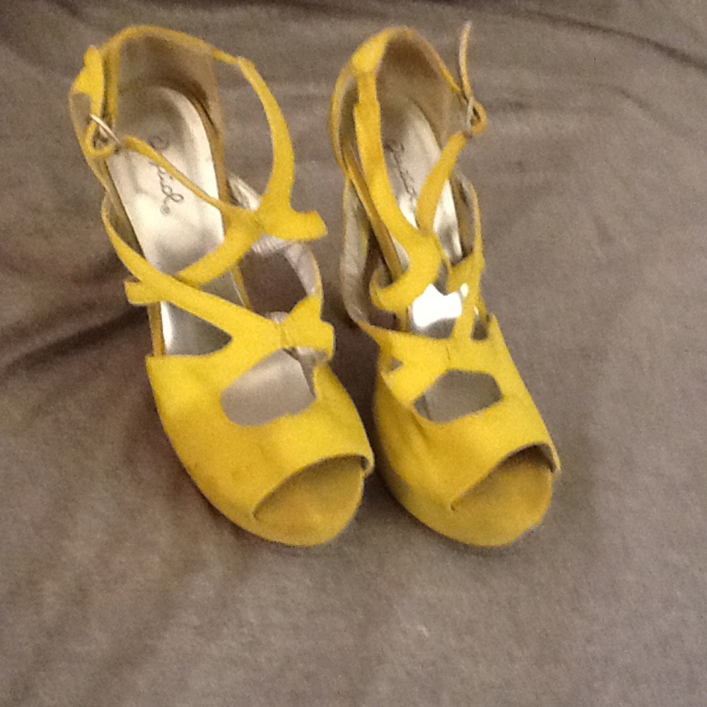 Yellow heels